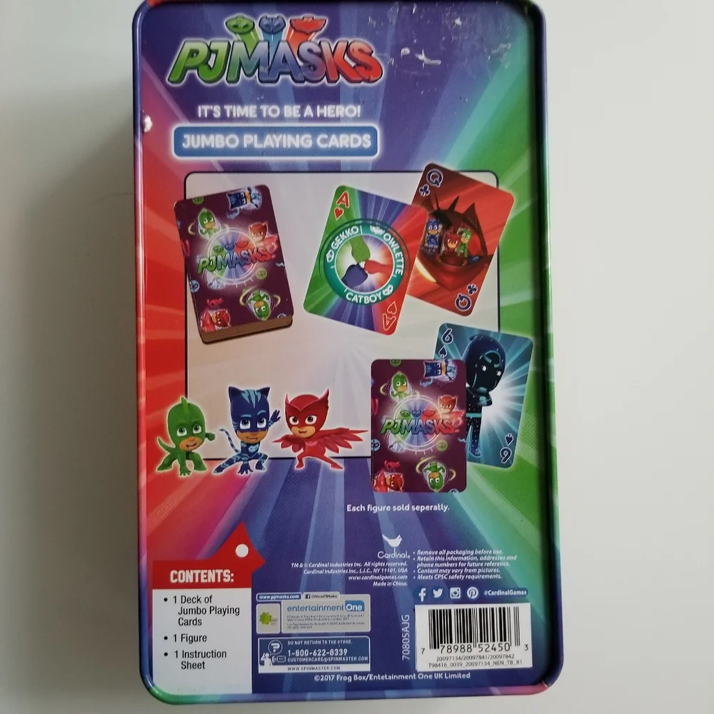 New PJMasks Jumbo Playings‎ CardsCatboy Figure